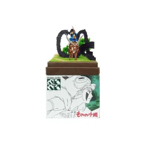 Store Diorama papier Ashitaka en forêt - Princesse Mononoké Loisirs Créatifs