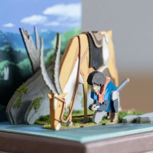 Cheap Diorama papier Ashitaka et Yakuru -Princesse Mononoké Loisirs Créatifs