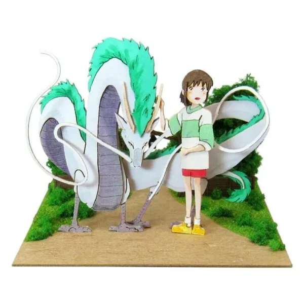 Outlet Diorama papier Haku dragon & Chihiro - Le Voyage de Chihiro Loisirs Créatifs