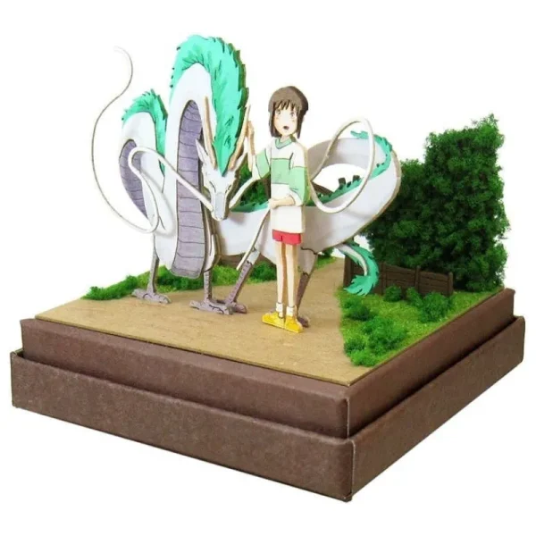Outlet Diorama papier Haku dragon & Chihiro - Le Voyage de Chihiro Loisirs Créatifs