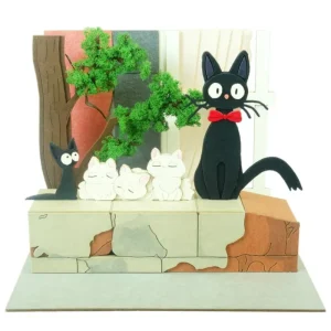 New Diorama papier Jiji et chatons - Kiki la petite sorcière Loisirs Créatifs