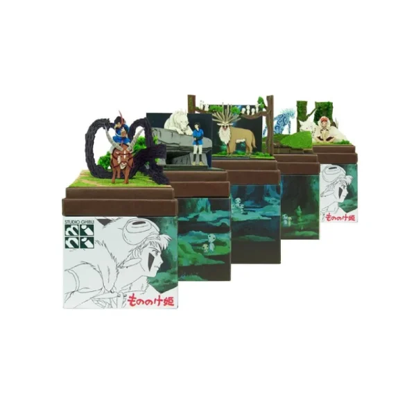 Flash Sale Diorama papier San & Loup Moro  - Princesse Mononoké Loisirs Créatifs