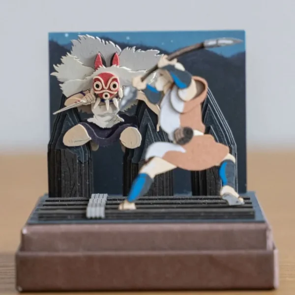 Fashion Diorama papier San au combat - Princesse Mononoké Loisirs Créatifs