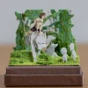 Cheap Diorama papier San, Moro et Kodama -Princesse Mononoké Loisirs Créatifs