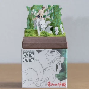 Cheap Diorama papier San, Moro et Kodama -Princesse Mononoké Loisirs Créatifs