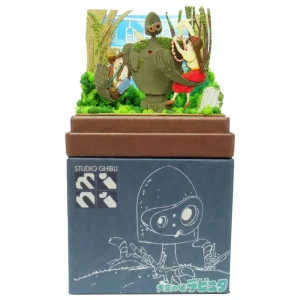 Flash Sale Diorama papier Sheeta & Pazu avec Robot Soldat - Le Château dans le c Loisirs Créatifs