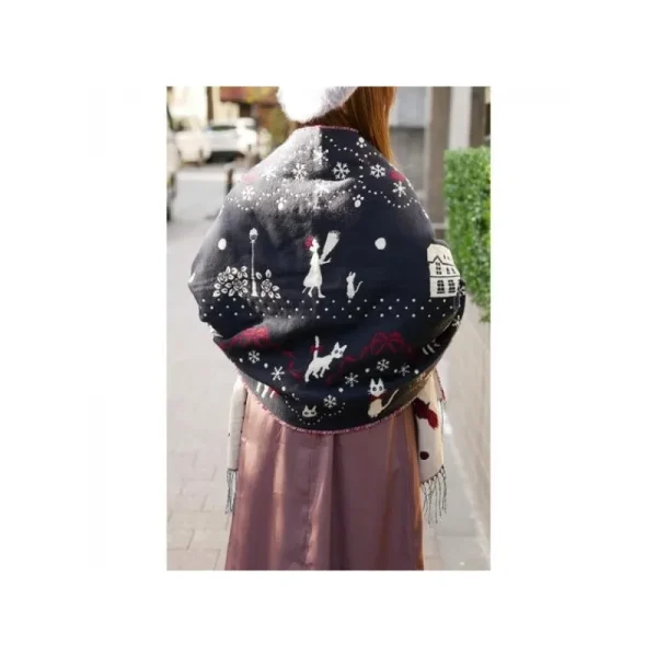 New Etole Avec Boutons Kiki La Ville Sous La Neige - Kiki la petite sorci Textile