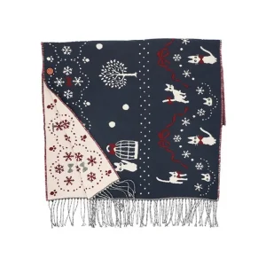 New Etole Avec Boutons Kiki La Ville Sous La Neige - Kiki la petite sorci Textile