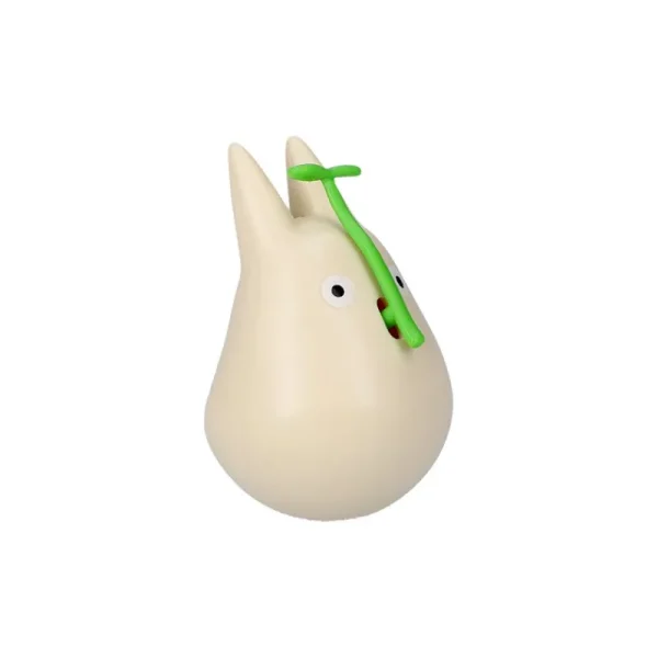 Best Sale Figurine Culbuto Totoro Blanc avec feuille - Mon Voisin Totoro Jouets