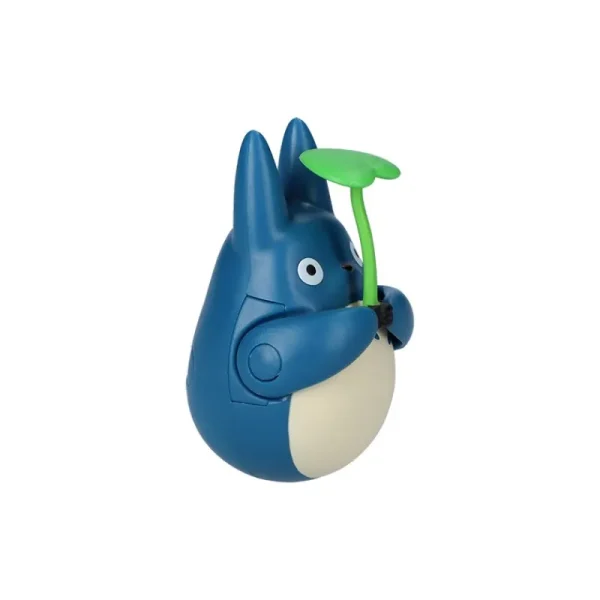 Hot Figurine Culbuto Totoro Bleu avec feuille - Mon Voisin Totoro Jouets