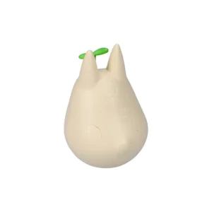 Best Sale Figurine Culbuto Totoro Blanc avec feuille - Mon Voisin Totoro Jouets