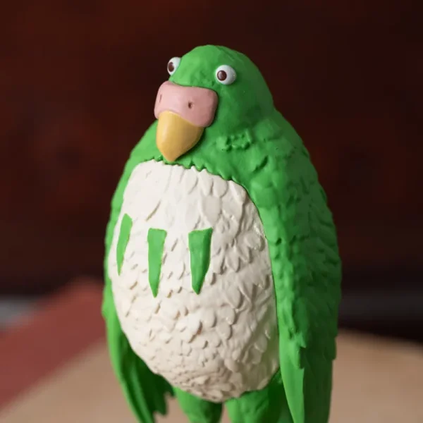 New Figurine Perruche Verte - Le Garçon et le Héron Figurines