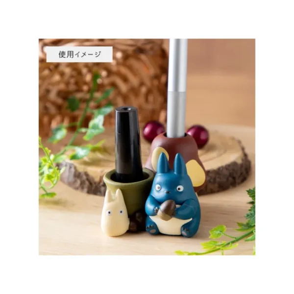 Shop Figurines pot à crayon Totoro bleu & blanc - Mon Voisin Totoro Boites À Bijoux