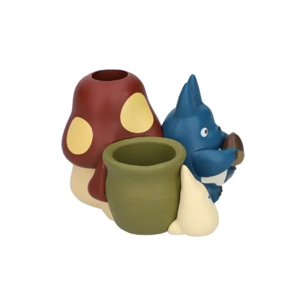 Shop Figurines pot à crayon Totoro bleu & blanc - Mon Voisin Totoro Boites À Bijoux