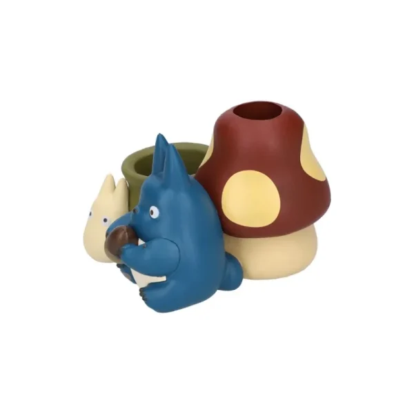 Shop Figurines pot à crayon Totoro bleu & blanc - Mon Voisin Totoro Boites À Bijoux