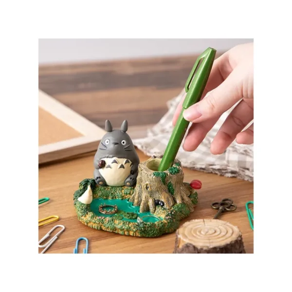 New Figurines pot à crayon Totoro au bord de la marre - Mon Voisin Totoro Boites À Bijoux