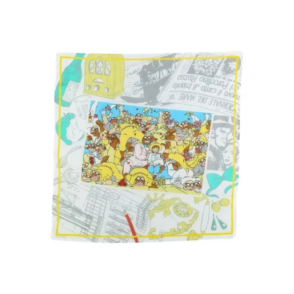 Shop Foulard Photo souvenir 53x53cm - Porco Rosso Textile