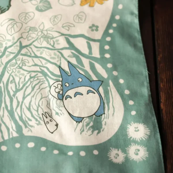 Outlet Grand mouchoir Mystérieuse rencontre 53x53 cm - Mon Voisin Totoro Textile
