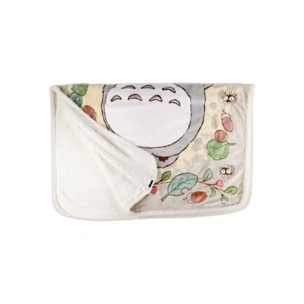 Flash Sale Grande couverture Églantiers et noisettes 200x140 cm - Mon Voisin Tot Linge De Maison
