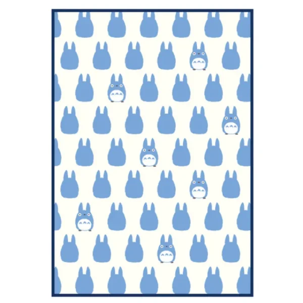 Cheap Grande couverture Silhouette Totoro Bleu 200x140 cm - Mon Voisin Toto Linge De Maison