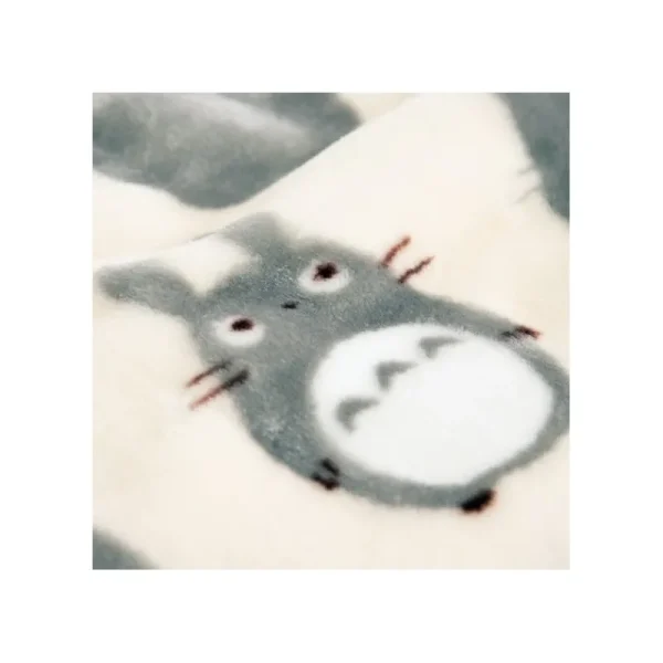 Outlet Grande couverture Silhouette Totoro Gris 200x140 cm - Mon Voisin Toto Linge De Maison