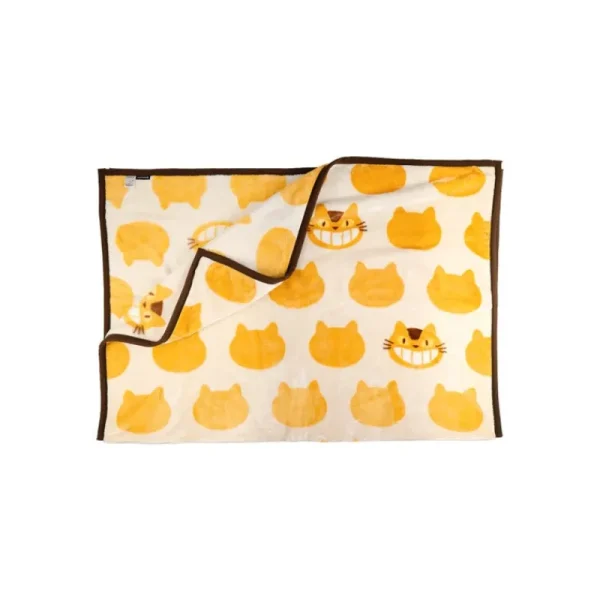 New Grande couverture Silhouette Chatbus 200x140 cm - Mon Voisin Totoro Linge De Maison