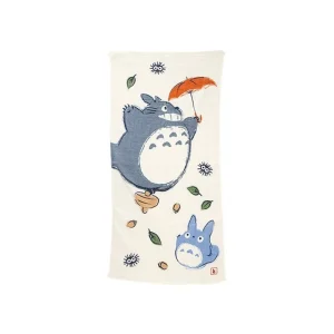 Cheap Grande Serviette Imabari Totoro Parapluie 60x120 cm - Mon Voisin Toto Linge De Maison