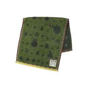 Outlet Grande serviette Vert Automne 60x120 cm - Mon Voisin Totoro Linge De Maison