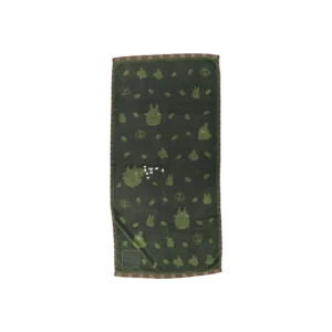 Outlet Grande serviette Vert Automne 60x120 cm - Mon Voisin Totoro Linge De Maison