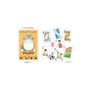Outlet Grandes cartes à jouer Série Art Totoro - Mon Voisin Totoro Jeux De Cartes