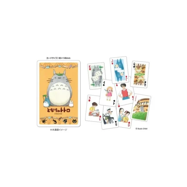 Outlet Grandes cartes à jouer Série Art Totoro - Mon Voisin Totoro Jeux De Cartes