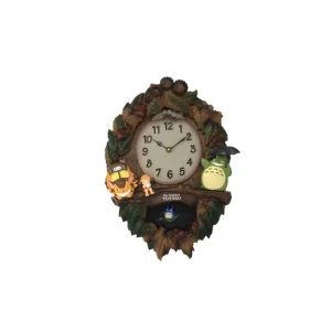 Cheap Horloge à balancier Couronne de feuilles - Mon Voisin Totoro Décoration