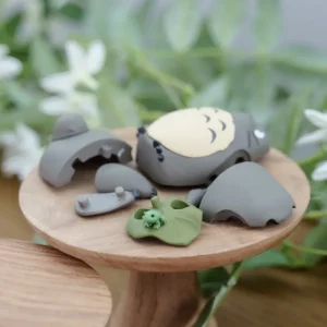 New Kumukumu 3D Puzzle Totoro Gris avec feuille - Mon Voisin Totoro Puzzle