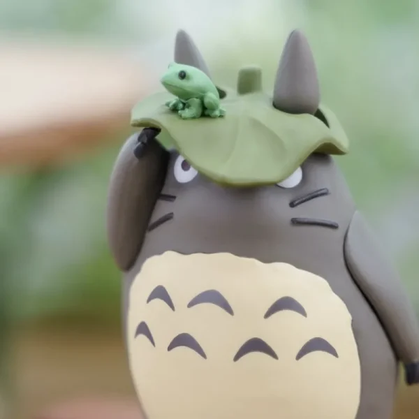 New Kumukumu 3D Puzzle Totoro Gris avec feuille - Mon Voisin Totoro Puzzle