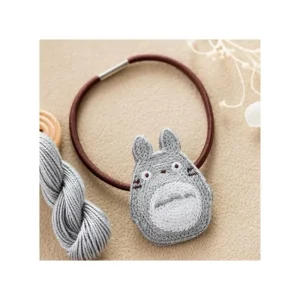 Outlet Élastique Broderie Totoro Gris - Mon Voisin Totoro Accessoires