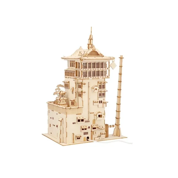 Cheap Maquette en bois Kigumi Aburaya - Le Voyage de Chihiro Loisirs Créatifs