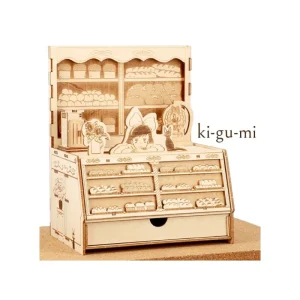 Fashion Maquette en bois Kigumi Boulangerie - Kiki la petite sorcière Loisirs Créatifs
