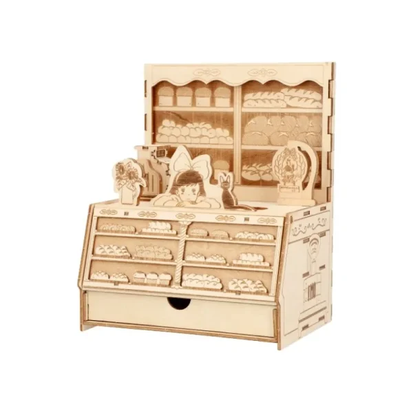 Fashion Maquette en bois Kigumi Boulangerie - Kiki la petite sorcière Loisirs Créatifs