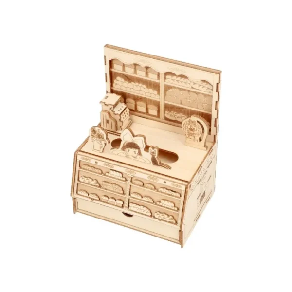 Fashion Maquette en bois Kigumi Boulangerie - Kiki la petite sorcière Loisirs Créatifs
