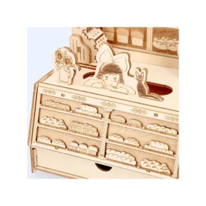 Fashion Maquette en bois Kigumi Boulangerie - Kiki la petite sorcière Loisirs Créatifs