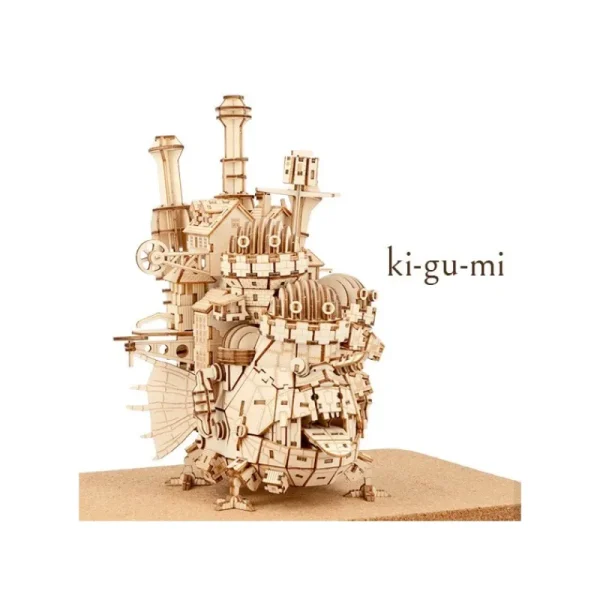 Best Maquette en Bois Kigumi Château Ambulant - Le Château ambulant Loisirs Créatifs