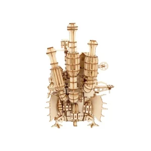 Best Maquette en Bois Kigumi Château Ambulant - Le Château ambulant Loisirs Créatifs