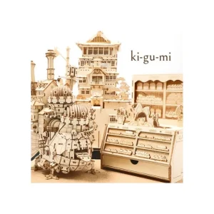 Sale Maquette en bois Kigumi Tiger Moth - Le Château dans le ciel Loisirs Créatifs