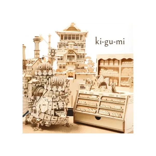 Sale Maquette en bois Kigumi Tiger Moth - Le Château dans le ciel Loisirs Créatifs