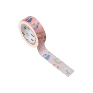 Shop Masking Tape Break Time Fleurs - Le Château ambulant Petit Matériel