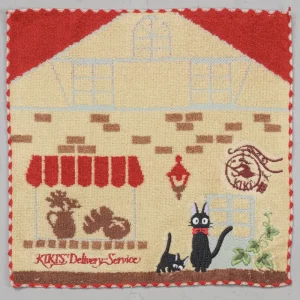 Best Sale Mini Serviette Boulangerie de Kiki 25x25 cm - Kiki la petite sorcière Linge De Maison