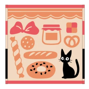 Cheap Mini Serviette Boulangerie de Jiji 25x25 cm - Kiki la petite sorcière Linge De Maison