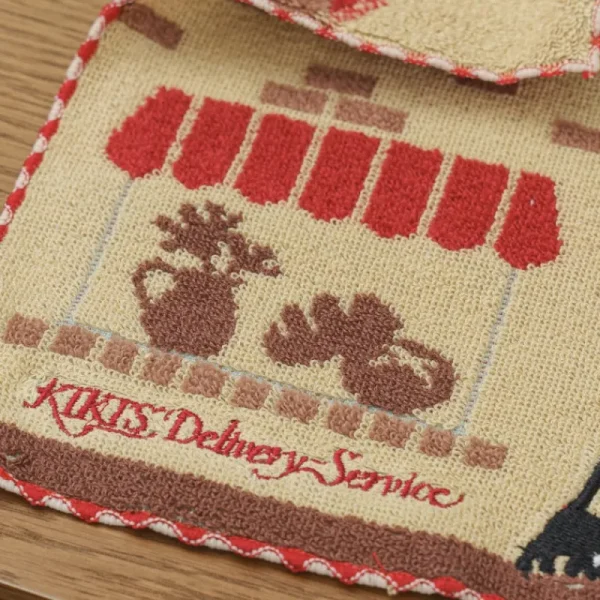 Best Sale Mini Serviette Boulangerie de Kiki 25x25 cm - Kiki la petite sorcière Linge De Maison
