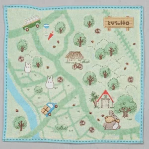 Best Mini Serviette Carte de balade 25x25 cm - Mon Voisin Totoro Linge De Maison
