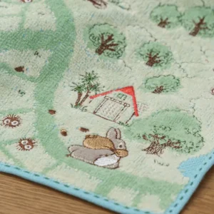 Best Mini Serviette Carte de balade 25x25 cm - Mon Voisin Totoro Linge De Maison